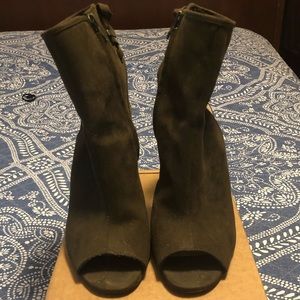 Dark green Heel boots